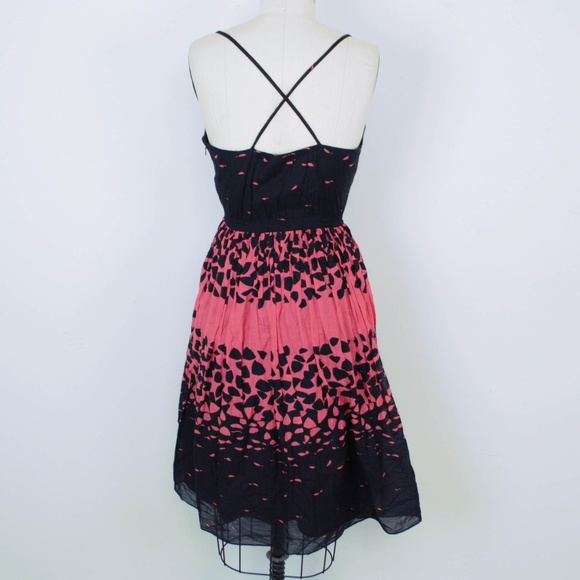 Twinkle by Wenlan Fit Flare Black Print - Picture 3 of 6